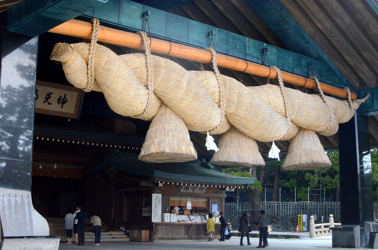 出雲大社 神楽殿の大注連縄